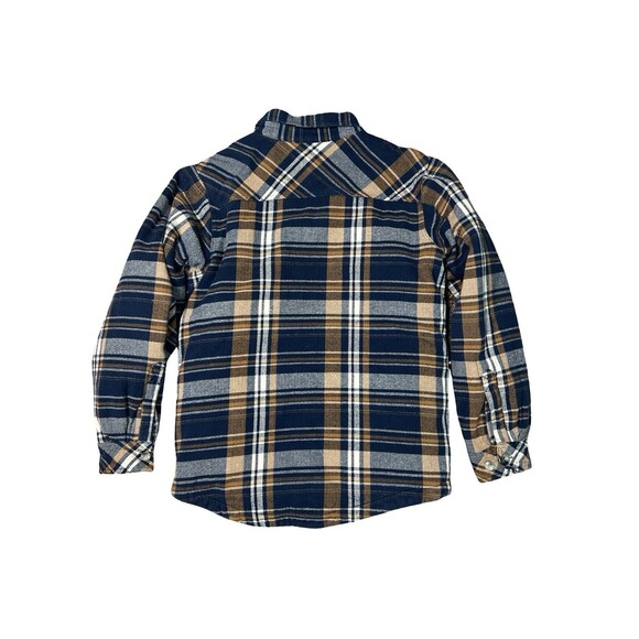 Legendary White Tails Fleece Lined Flannel Shacket Soft Warm Shirt Men M Pockets - Picture 4 of 14